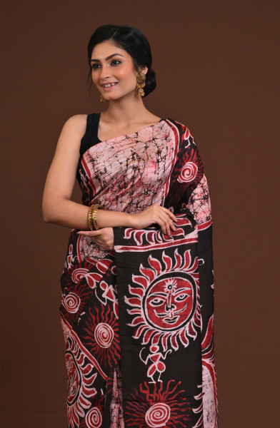 DTBP Silk Batik saree