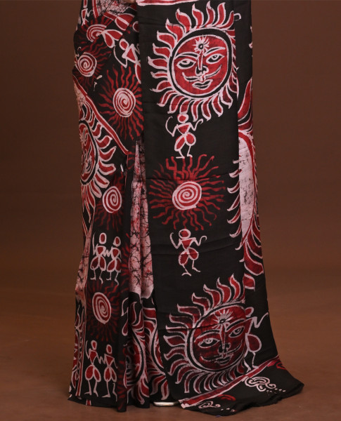 DTBP Silk Batik saree