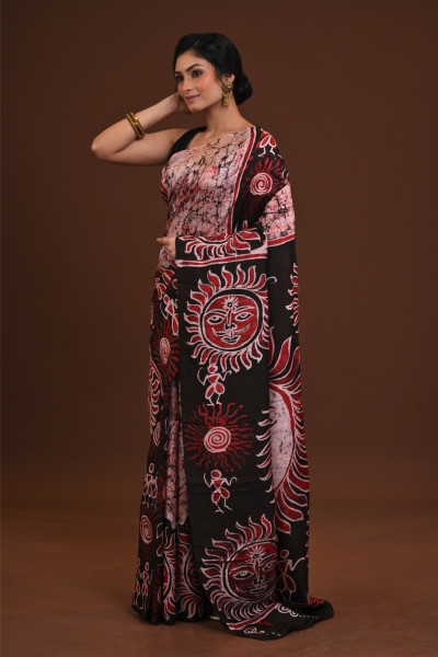 DTBP Silk Batik saree