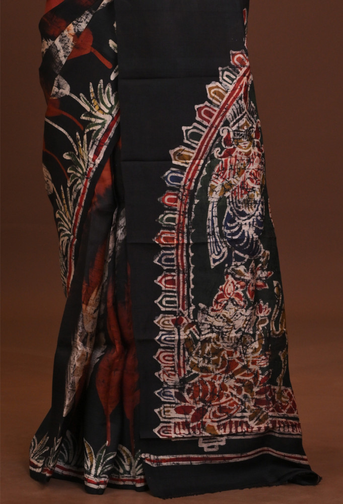 DTBP Silk Batik saree