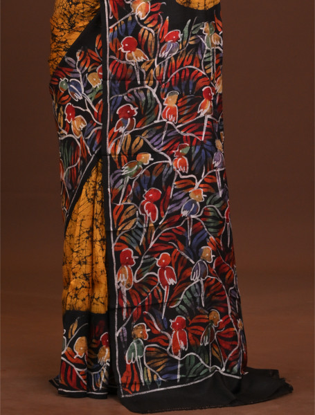 DTBP Silk Batik saree