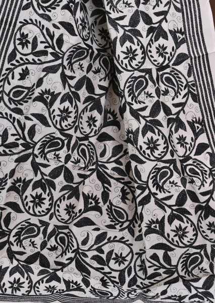 Pure Silk Kantha Dupatta