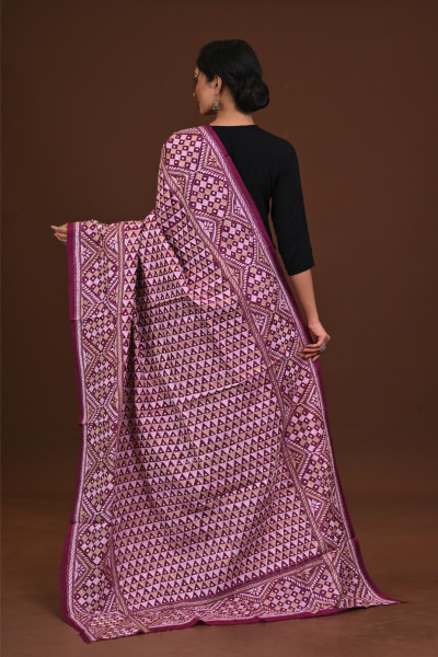 Pure Silk Kantha Dupatta