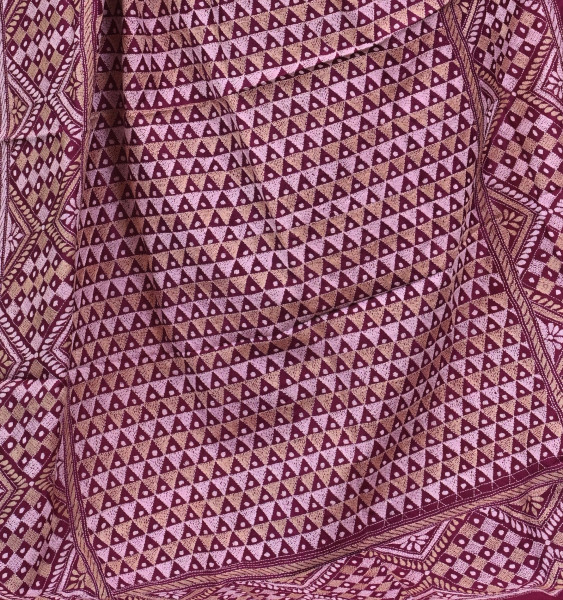 Pure Silk Kantha Dupatta