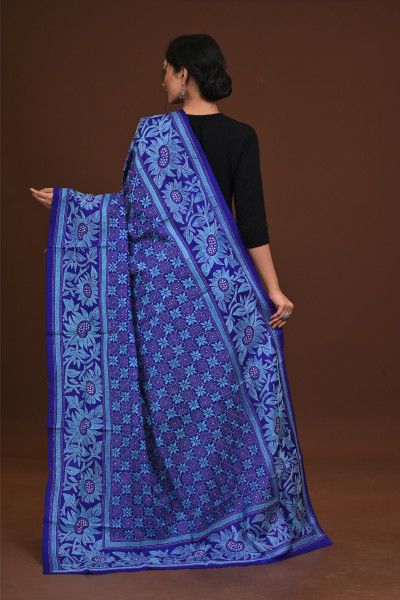 Pure Silk Kantha Dupatta