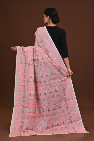 Pure Silk Kantha Dupatta