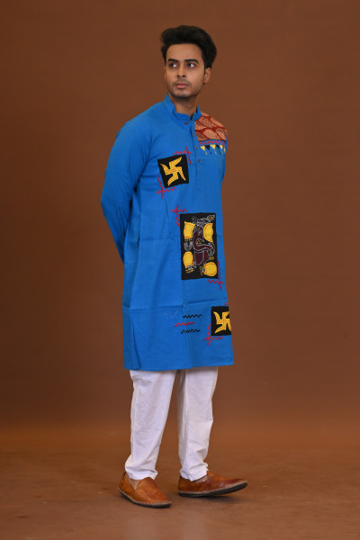 Ganesh Applique Kurta