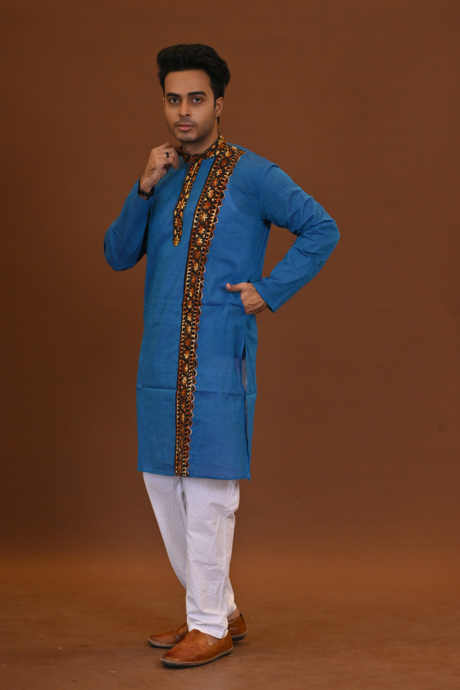 Kantha Applique Kurta