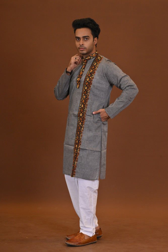 Kantha Applique Kurta