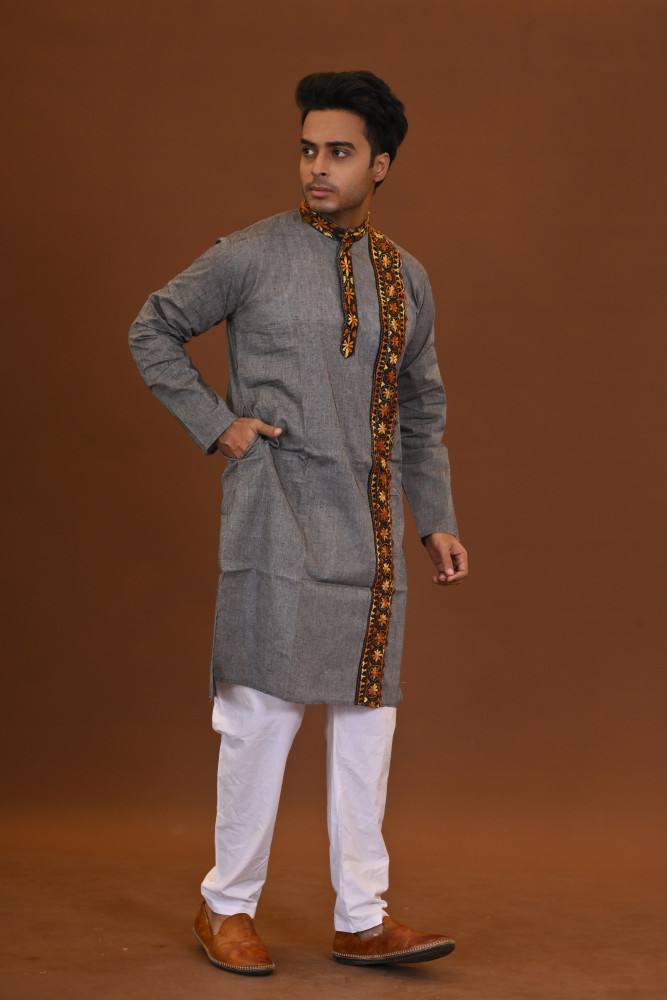 Kantha Applique Kurta