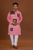Fish Applique Cotton Kurta