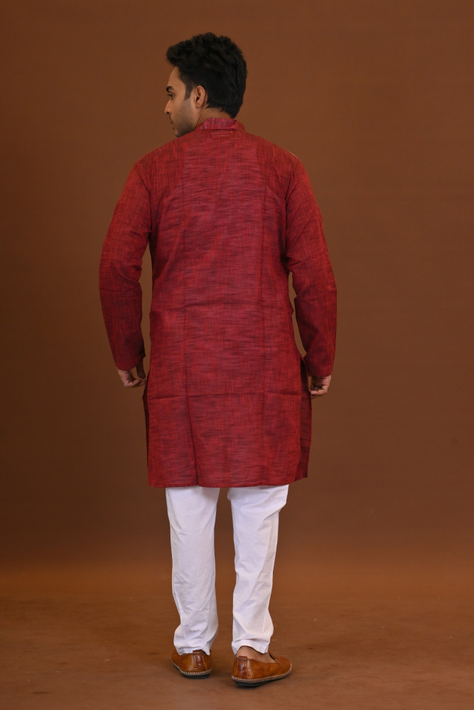 Fish Applique Cotton Kurta
