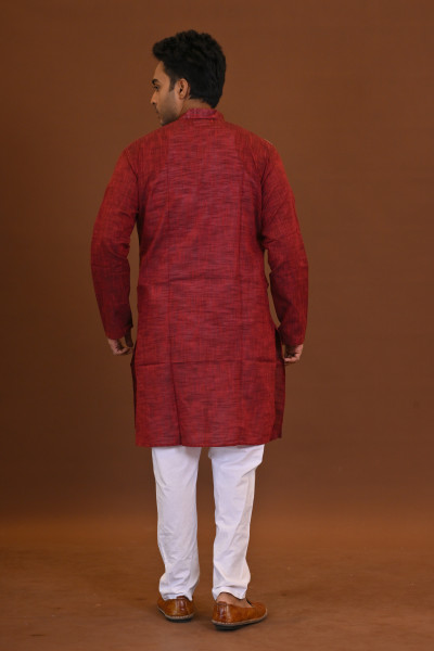 Fish Applique Cotton Kurta