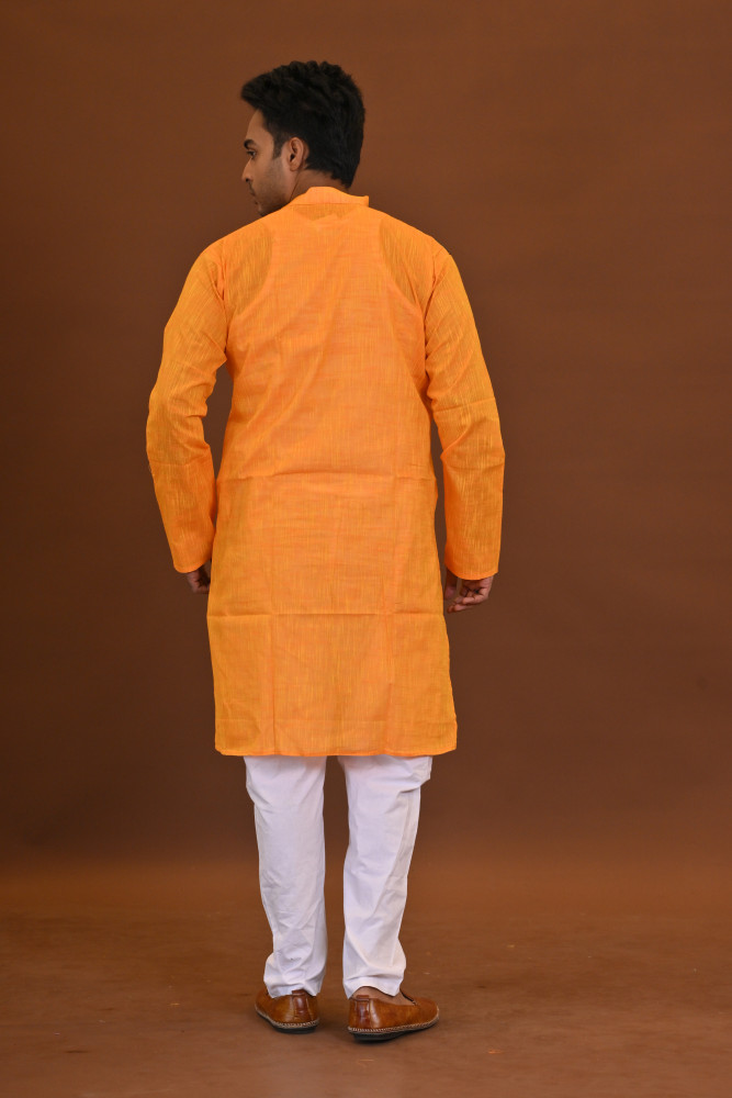 Fish Applique Cotton Kurta