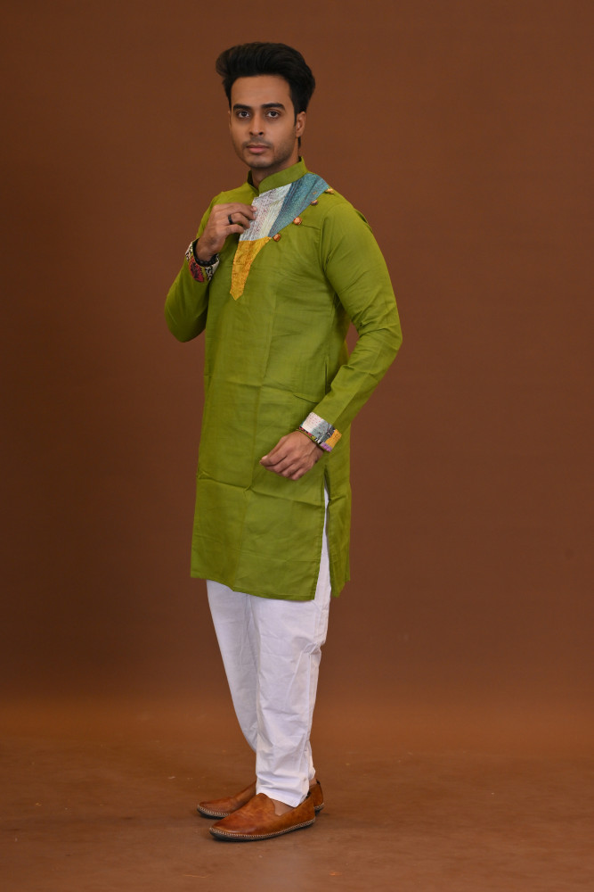 Slub Nakshi Kantha Kurta