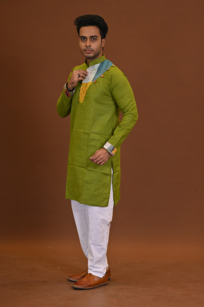 Slub Nakshi Kantha Kurta