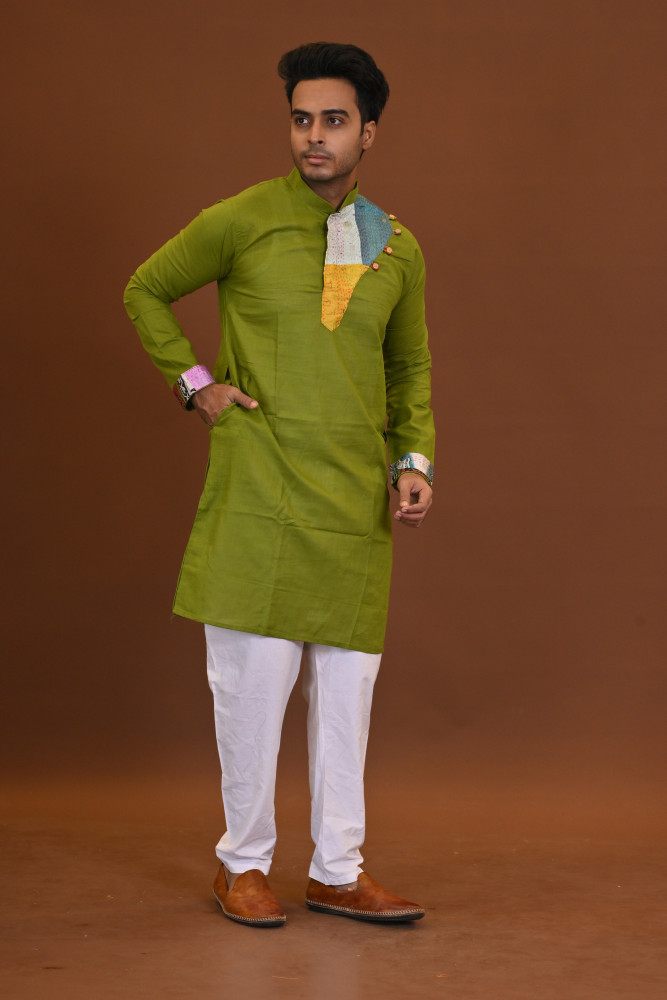 Slub Nakshi Kantha Kurta