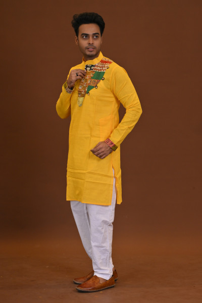 Slub Nakshi Kantha Kurta