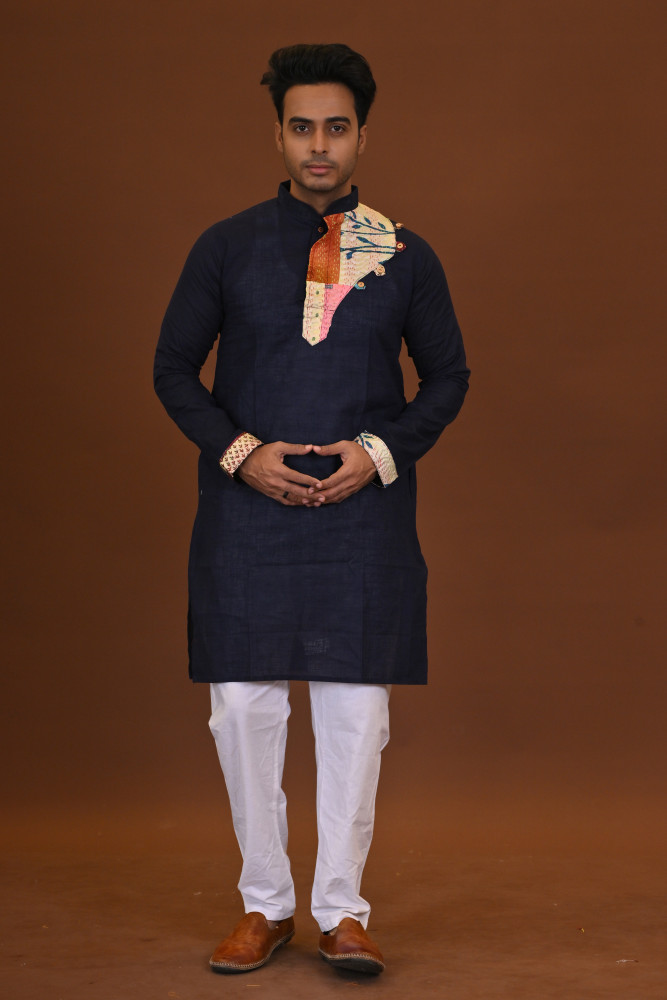 Slub Nakshi Kantha Kurta