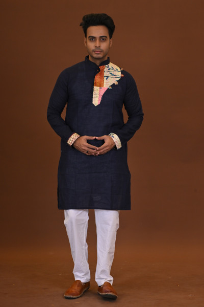 Slub Nakshi Kantha Kurta