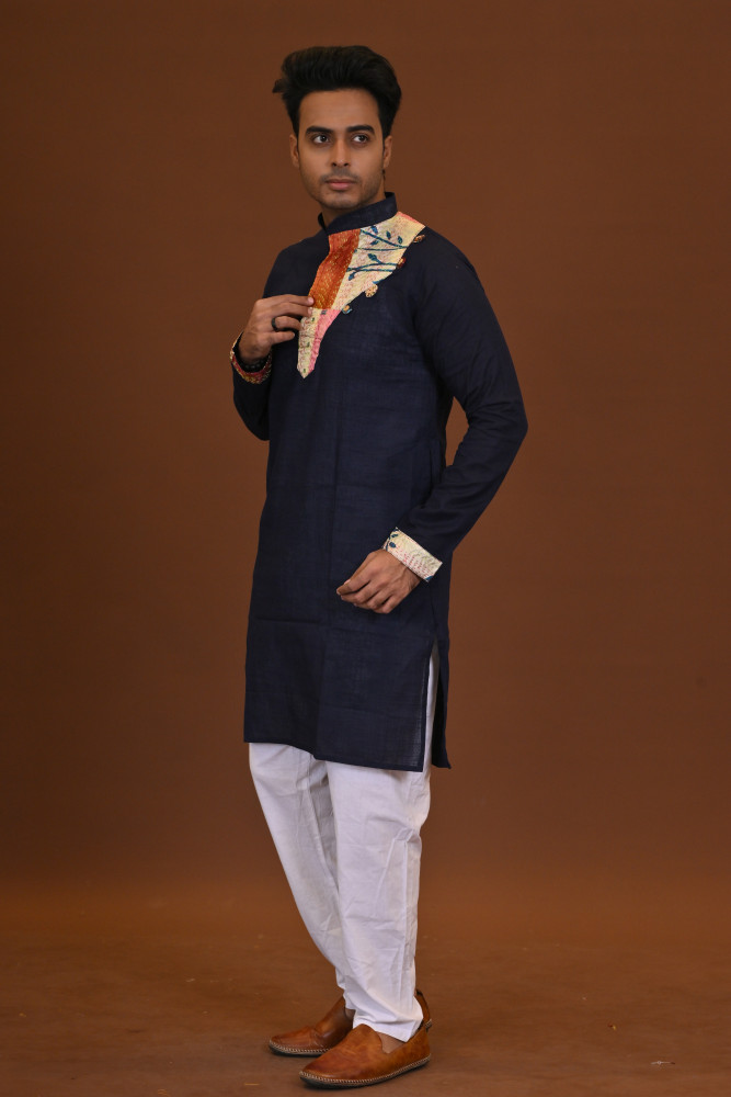 Slub Nakshi Kantha Kurta