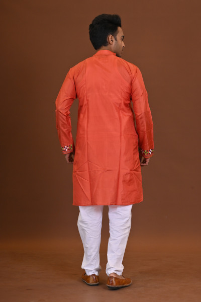 Bangalore Silk Kantha Kurta