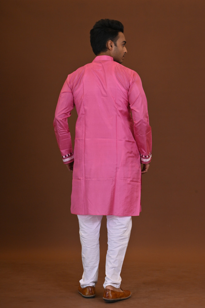 Bangalore Silk Kantha Kurta