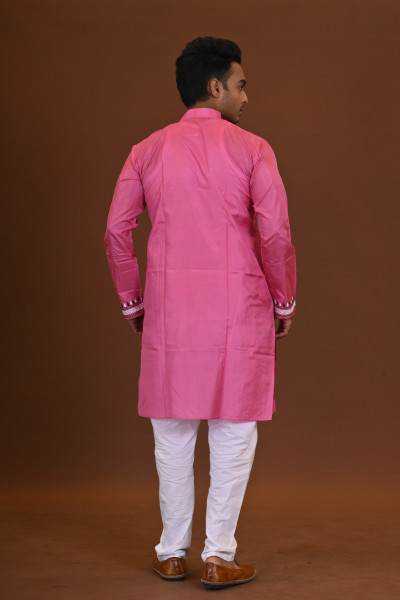 Bangalore Silk Kantha Kurta