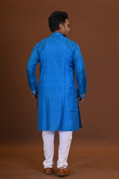 Bangalore Silk Kantha Kurta