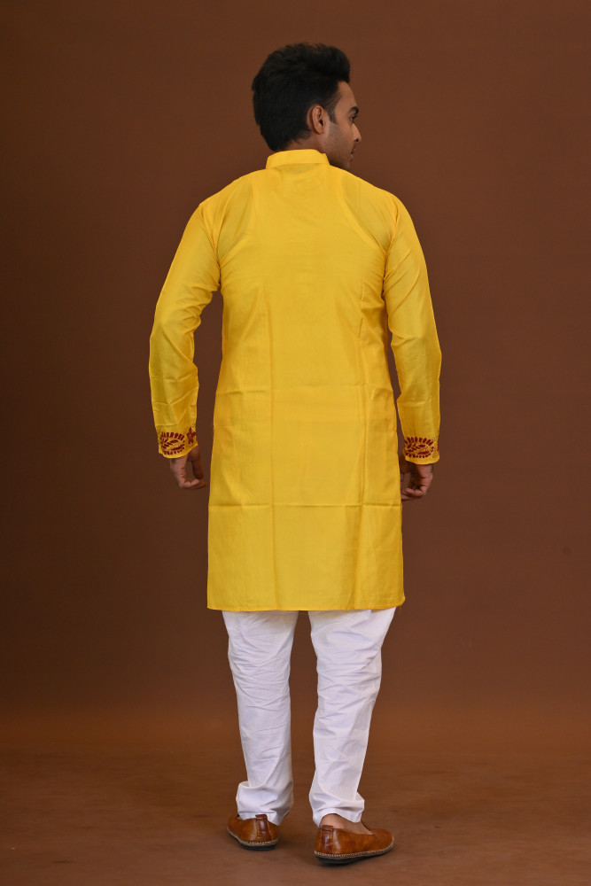 Bangalore Silk Kantha Kurta