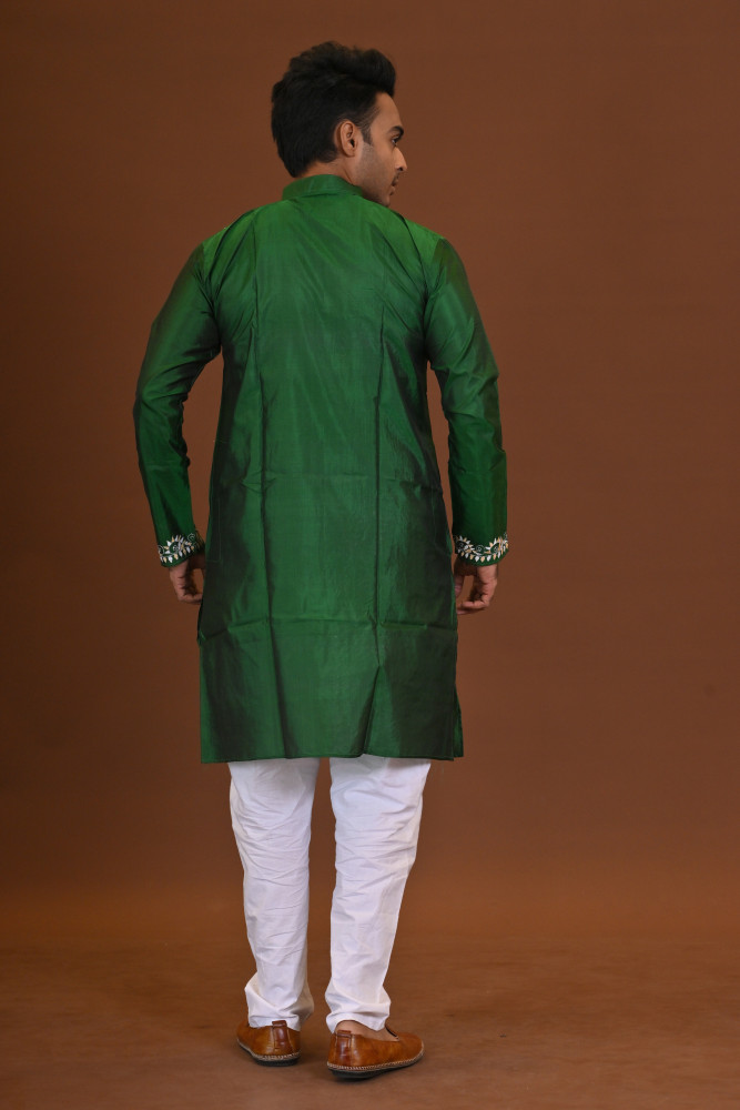 Bangalore Silk Kantha Kurta