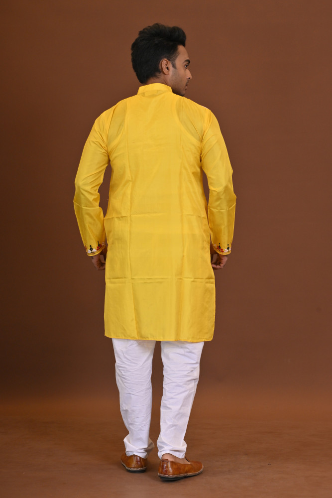 Bangalore Silk Kantha Kurta
