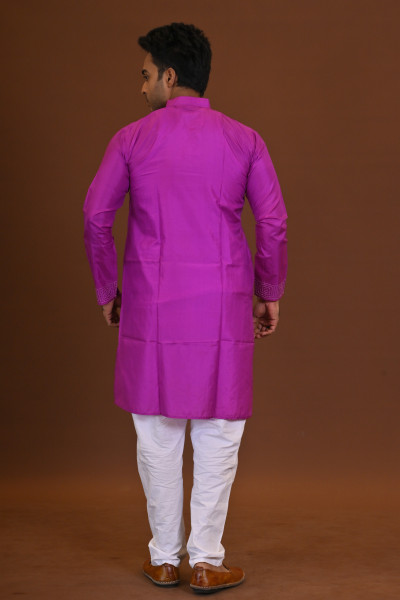 Bangalore Silk Kantha Kurta