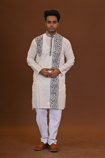 Handloom Kantha Kurta