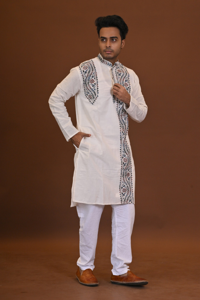 Handloom Kantha Kurta