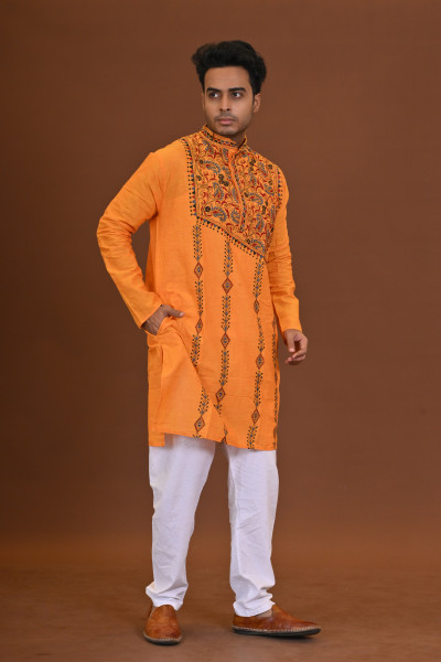Handloom Kantha Kurta