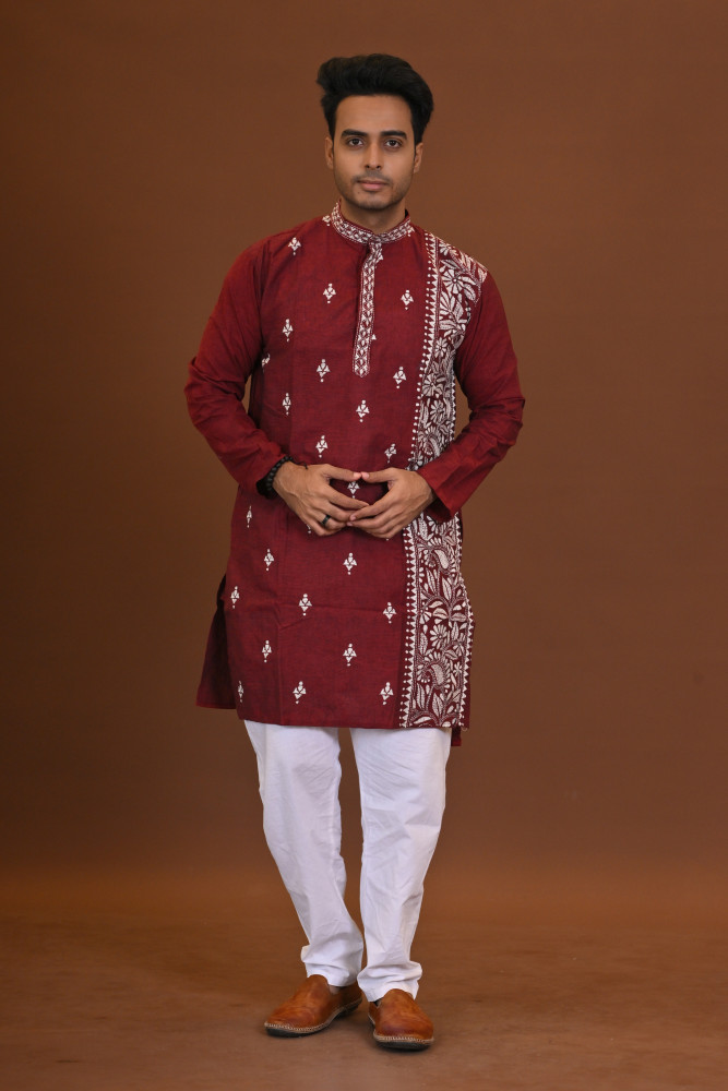 Handloom Kantha Kurta