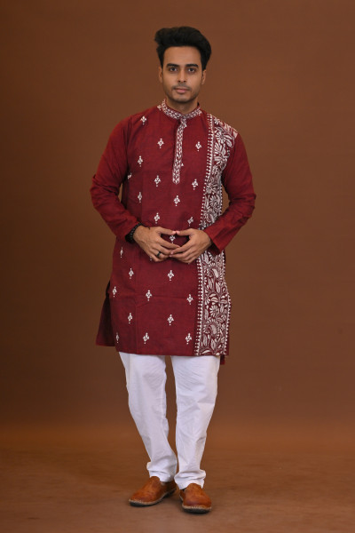 Handloom Kantha Kurta