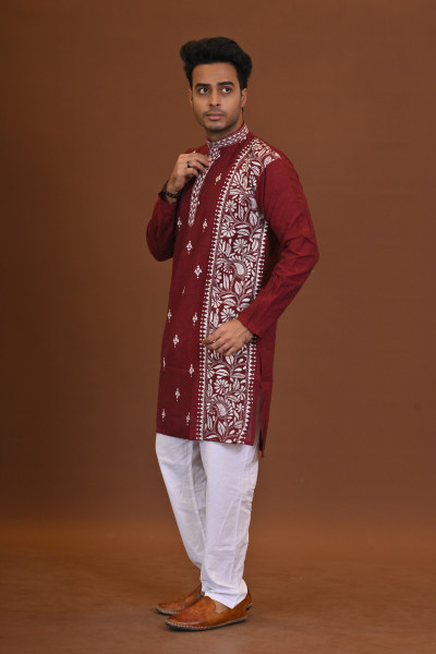 Handloom Kantha Kurta