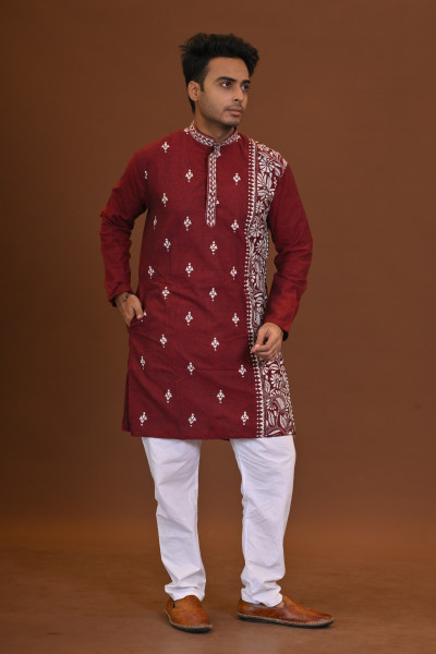 Handloom Kantha Kurta