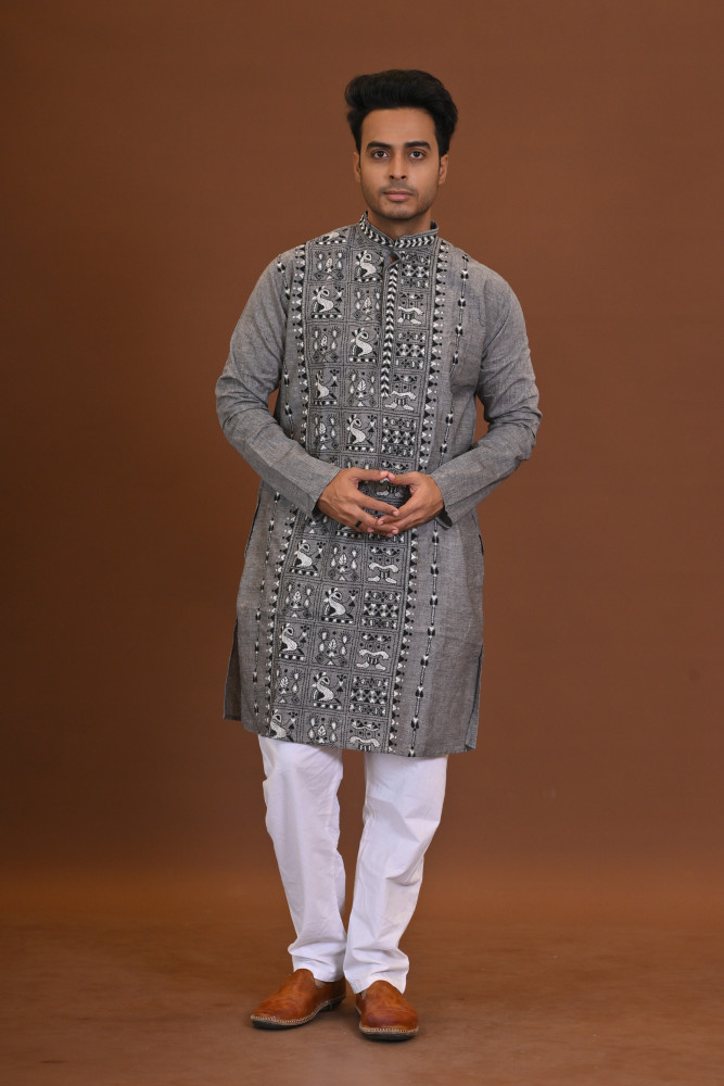 Handloom Kantha Kurta