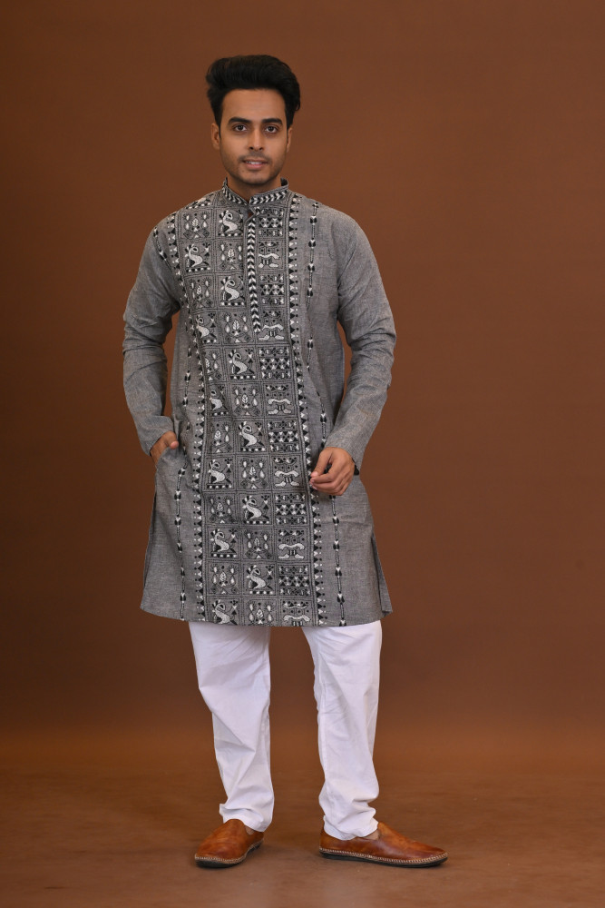 Handloom Kantha Kurta