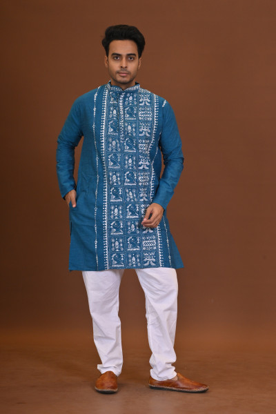 Handloom Kantha Kurta