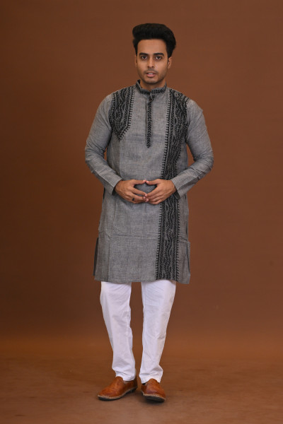 Handloom Kantha Kurta