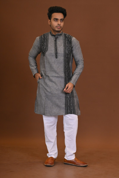 Handloom Kantha Kurta