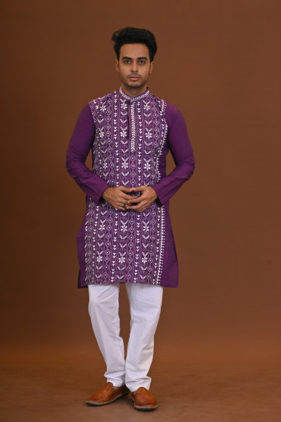 Handloom Kantha Kurta