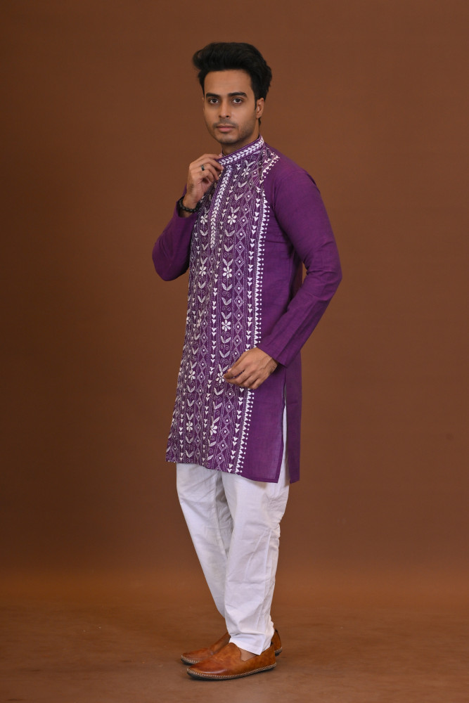 Handloom Kantha Kurta