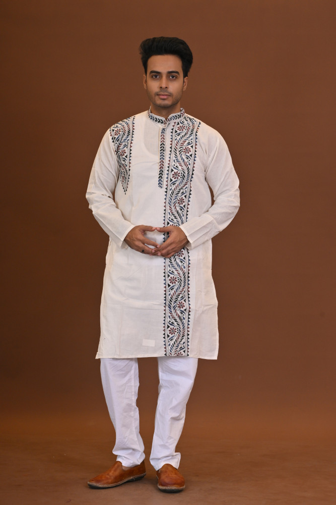 Handloom Kantha Kurta