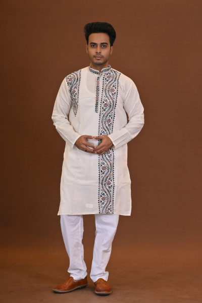 Handloom Kantha Kurta