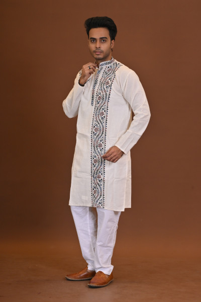 Handloom Kantha Kurta